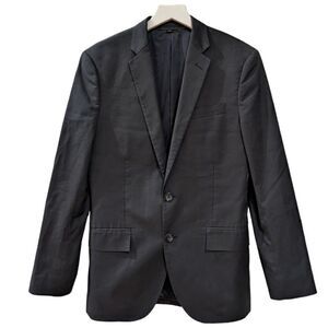 J. Crew Ludlow Two Button Slim Fit Blazer Deep Navy Carpini® Italian 36S A0491